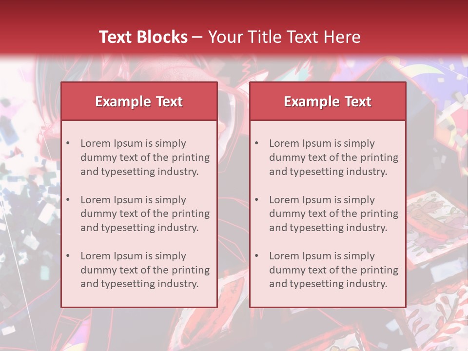 A Man And A Woman Are Hugging In Front Of A Red Background PowerPoint Template