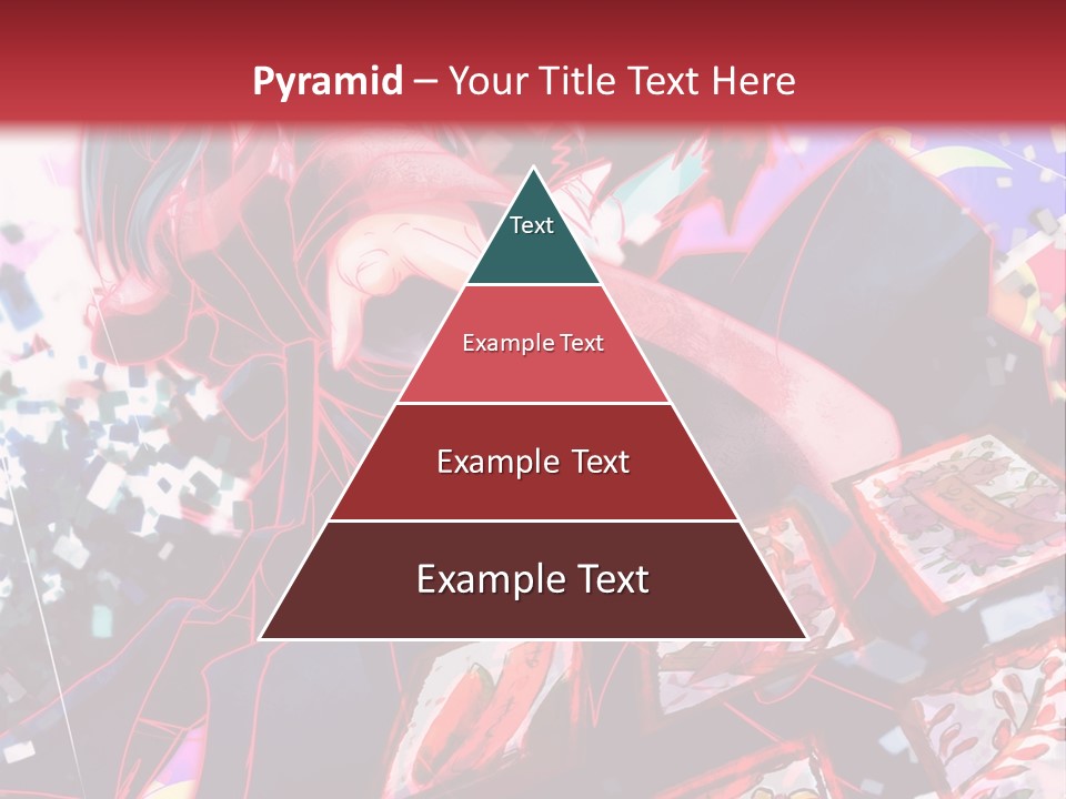 A Man And A Woman Are Hugging In Front Of A Red Background PowerPoint Template