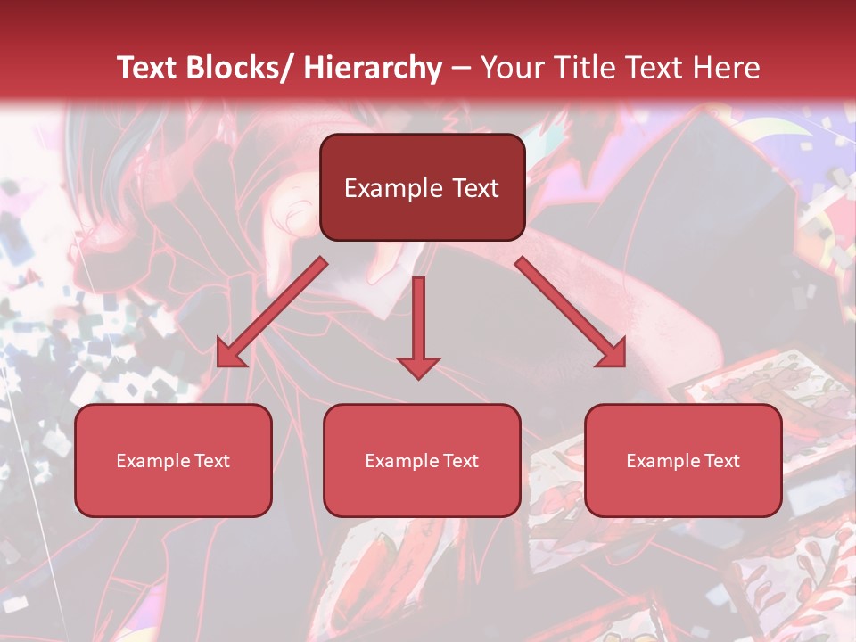 A Man And A Woman Are Hugging In Front Of A Red Background PowerPoint Template