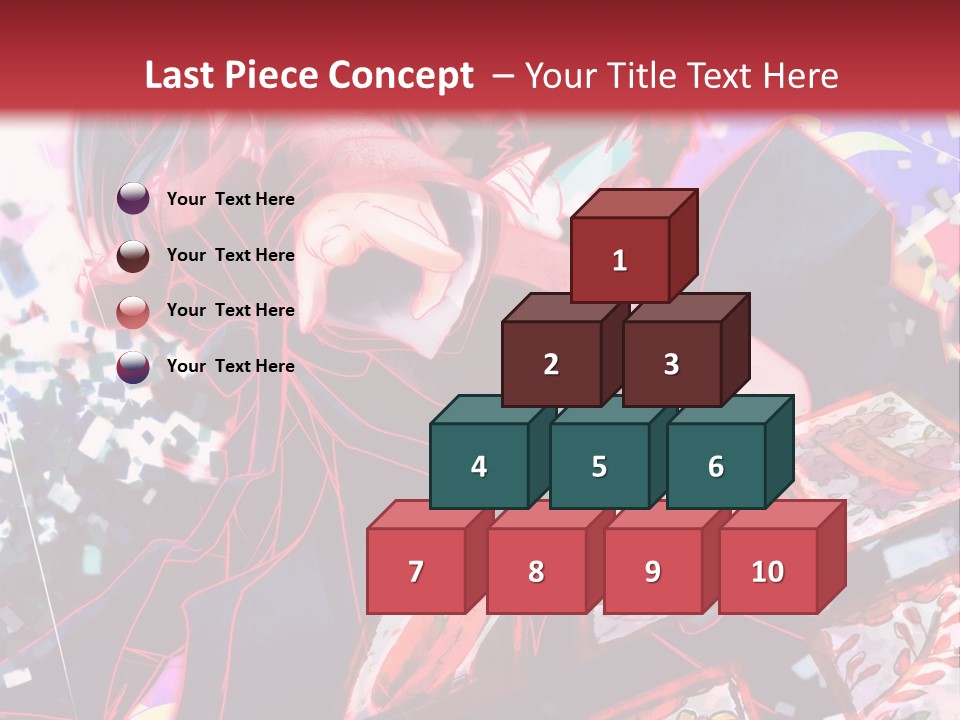 A Man And A Woman Are Hugging In Front Of A Red Background PowerPoint Template