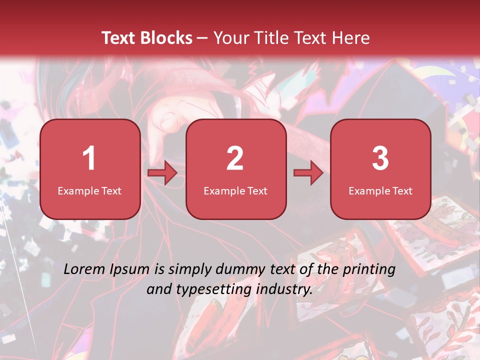 A Man And A Woman Are Hugging In Front Of A Red Background PowerPoint Template