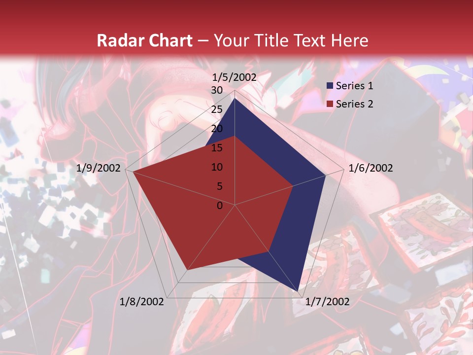 A Man And A Woman Are Hugging In Front Of A Red Background PowerPoint Template
