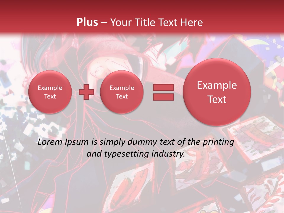 A Man And A Woman Are Hugging In Front Of A Red Background PowerPoint Template