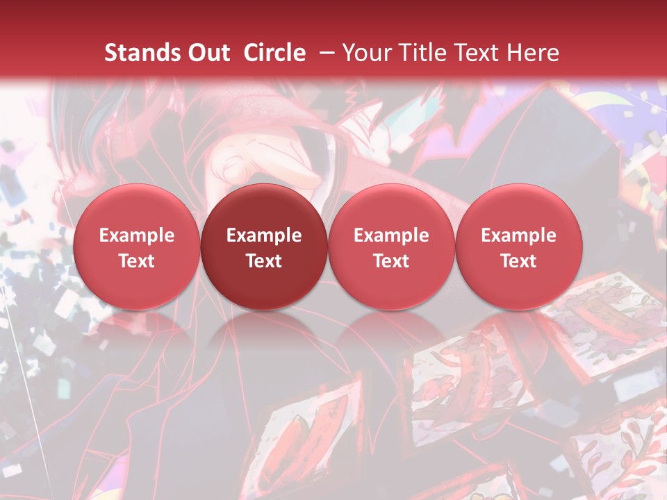 A Man And A Woman Are Hugging In Front Of A Red Background PowerPoint Template