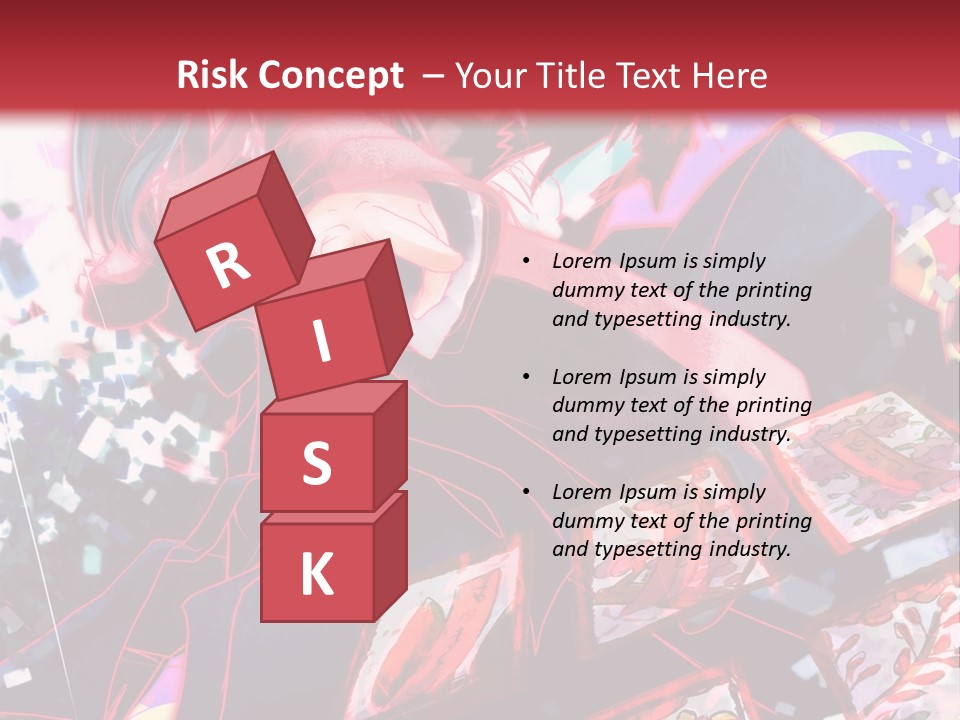 A Man And A Woman Are Hugging In Front Of A Red Background PowerPoint Template