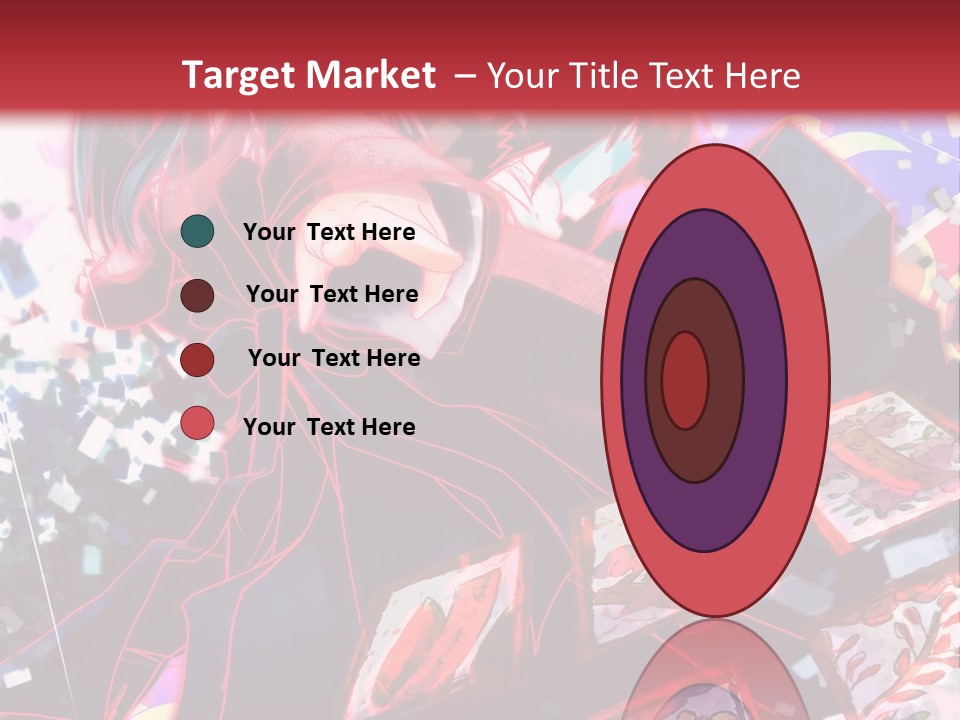 A Man And A Woman Are Hugging In Front Of A Red Background PowerPoint Template