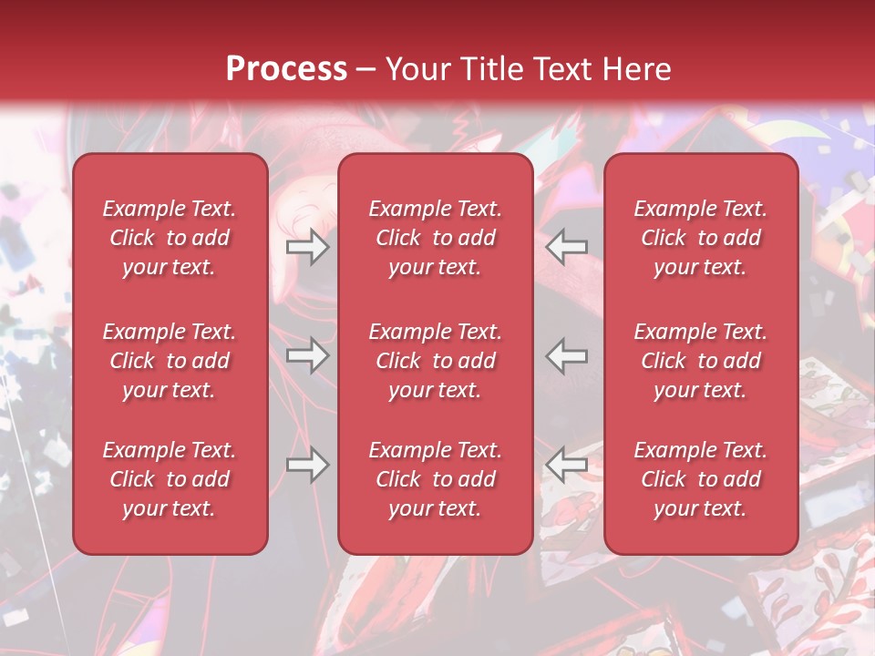 A Man And A Woman Are Hugging In Front Of A Red Background PowerPoint Template