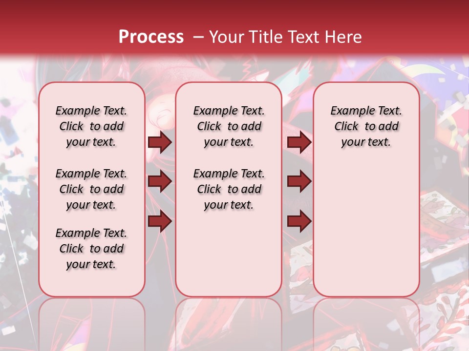A Man And A Woman Are Hugging In Front Of A Red Background PowerPoint Template