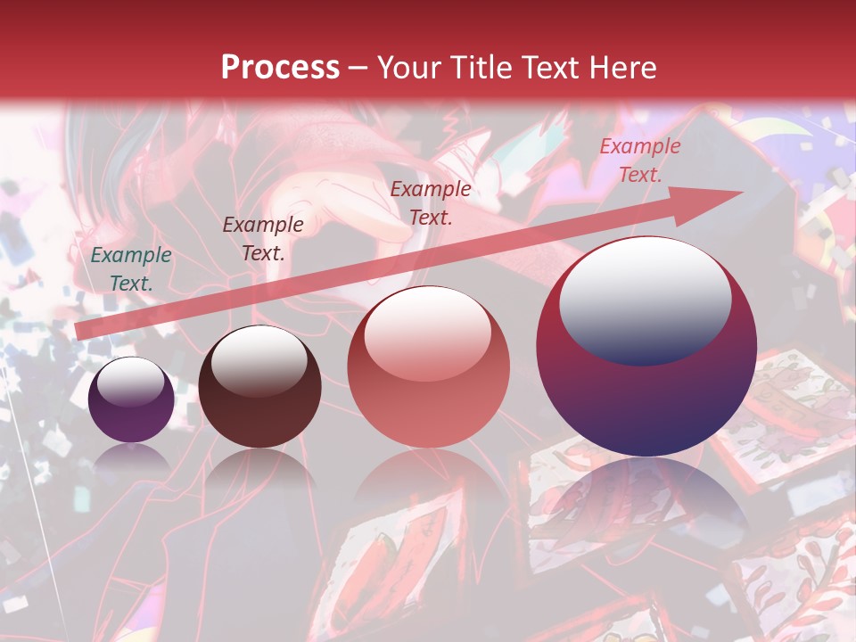 A Man And A Woman Are Hugging In Front Of A Red Background PowerPoint Template