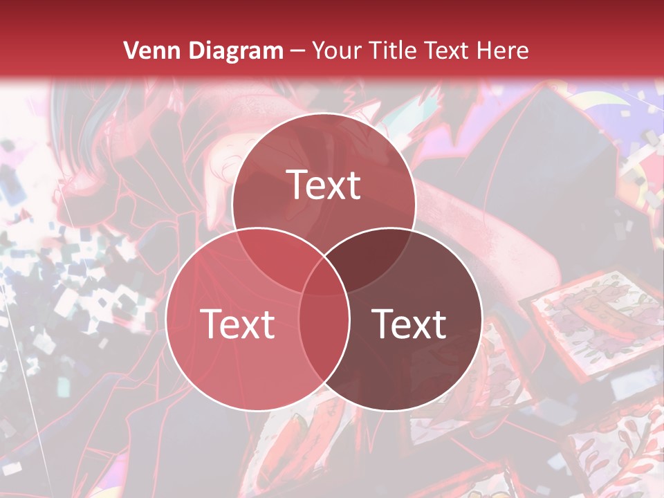 A Man And A Woman Are Hugging In Front Of A Red Background PowerPoint Template