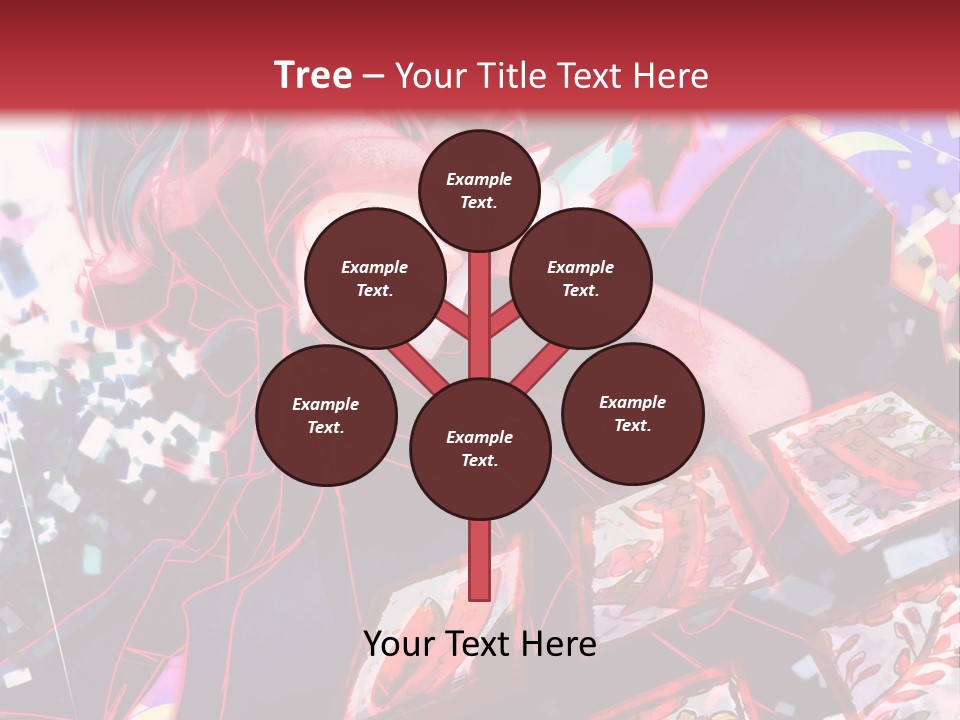 A Man And A Woman Are Hugging In Front Of A Red Background PowerPoint Template