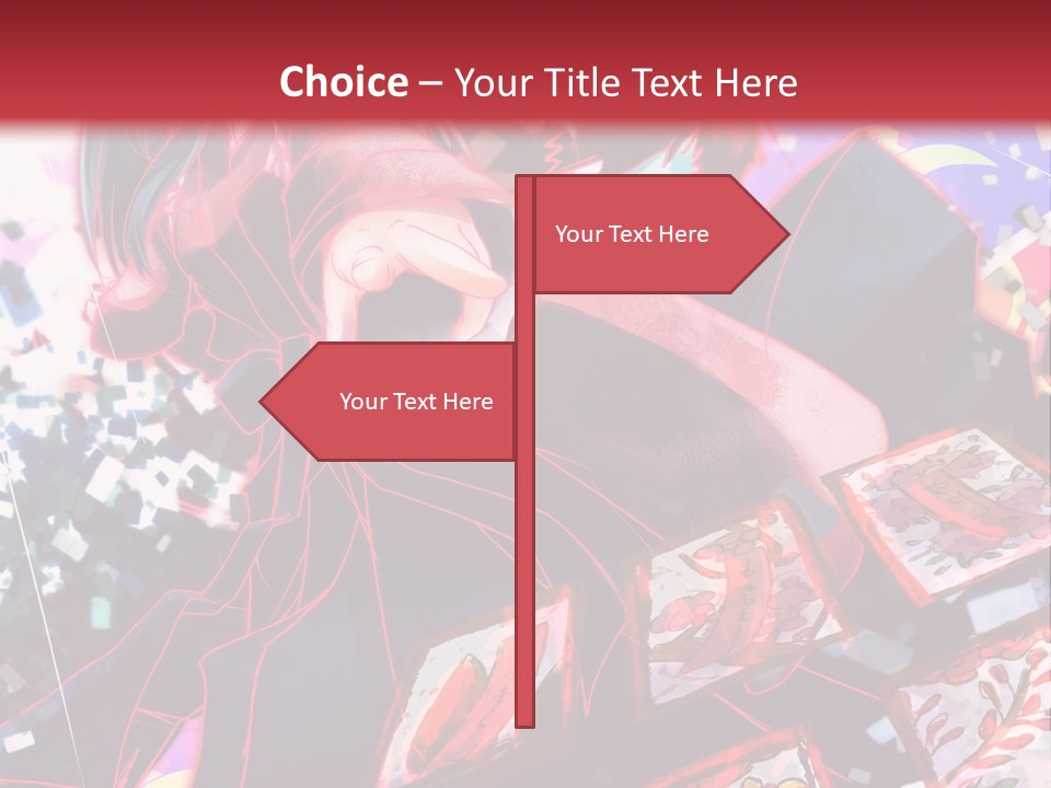 A Man And A Woman Are Hugging In Front Of A Red Background PowerPoint Template