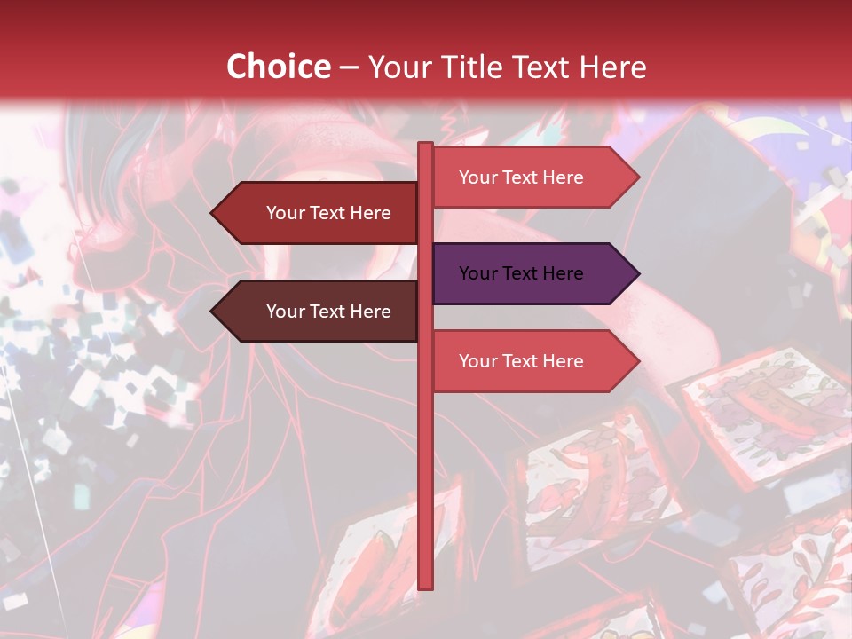 A Man And A Woman Are Hugging In Front Of A Red Background PowerPoint Template