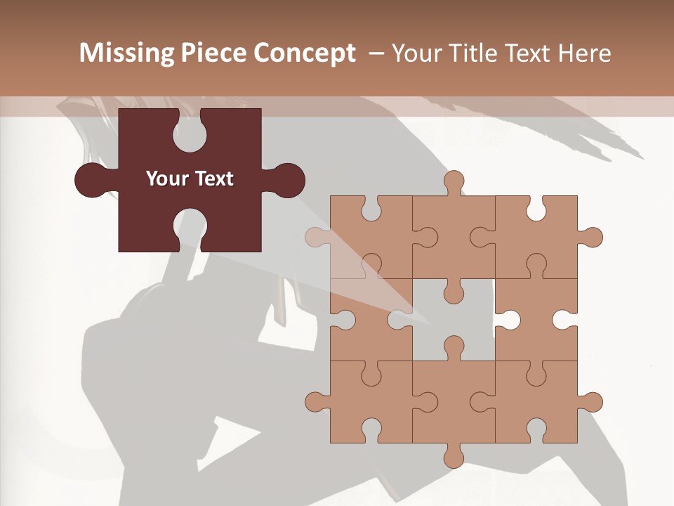 A Woman With A Bird On Her Shoulder PowerPoint Template