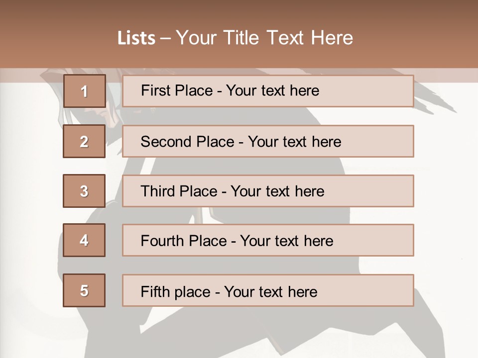 A Woman With A Bird On Her Shoulder PowerPoint Template
