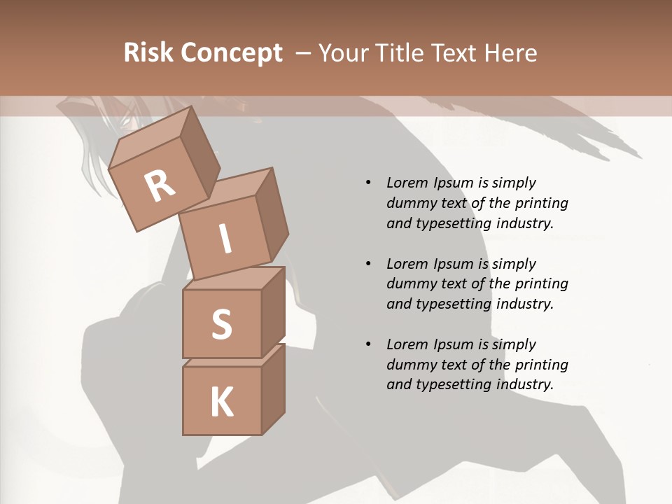 A Woman With A Bird On Her Shoulder PowerPoint Template