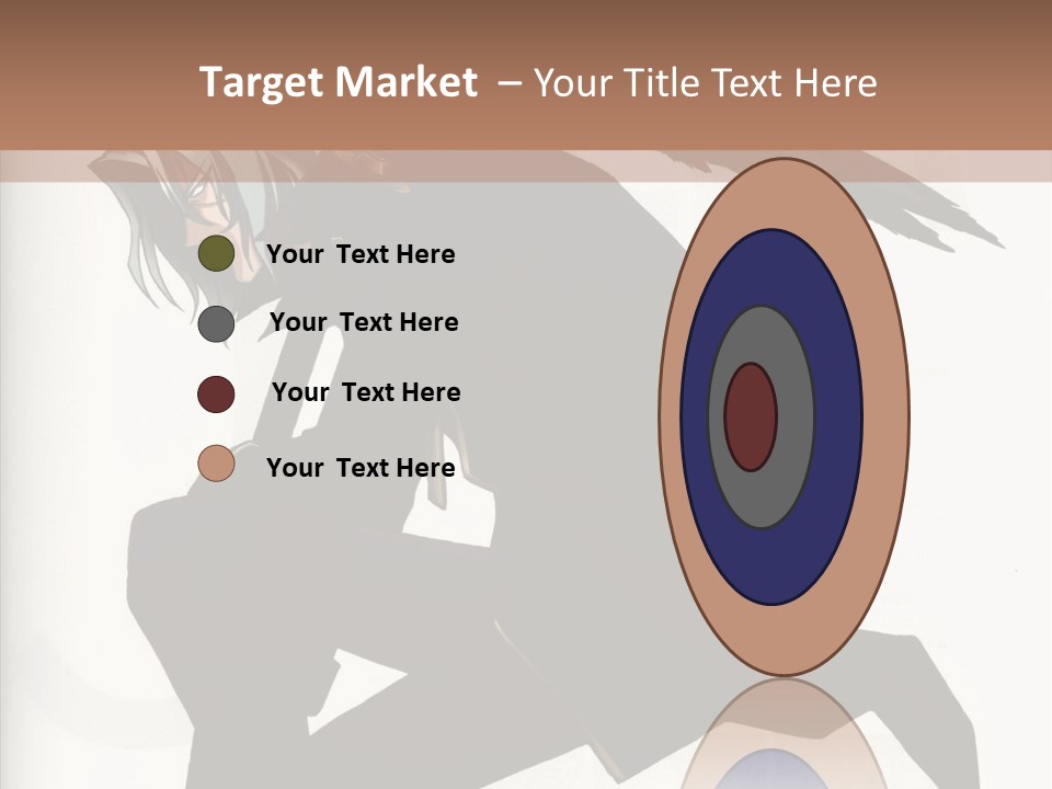 A Woman With A Bird On Her Shoulder PowerPoint Template