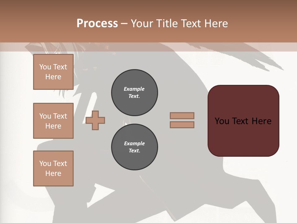 A Woman With A Bird On Her Shoulder PowerPoint Template
