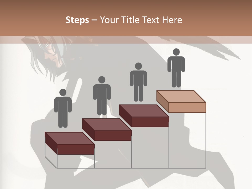 A Woman With A Bird On Her Shoulder PowerPoint Template