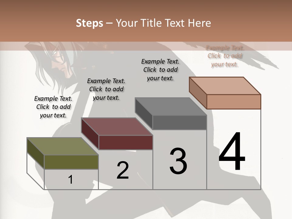 A Woman With A Bird On Her Shoulder PowerPoint Template