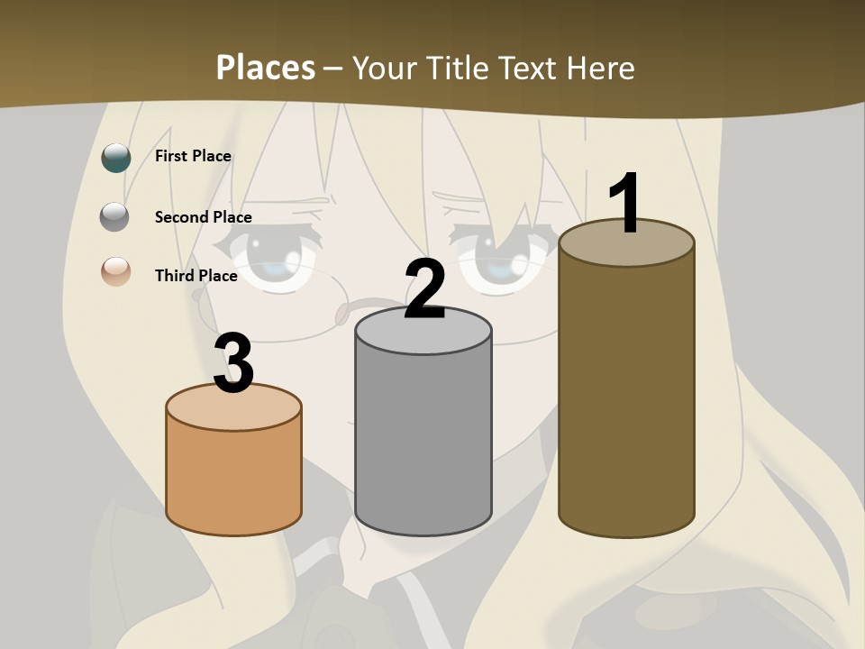 A Woman With Blonde Hair Wearing Glasses And A Hat PowerPoint Template