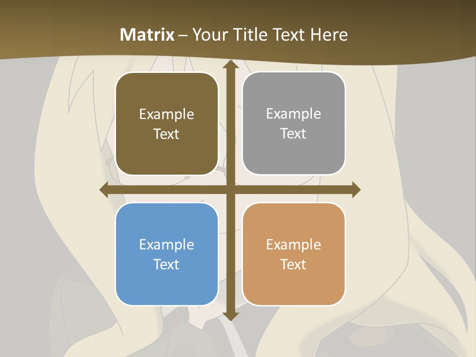 A Woman With Blonde Hair Wearing Glasses And A Hat PowerPoint Template