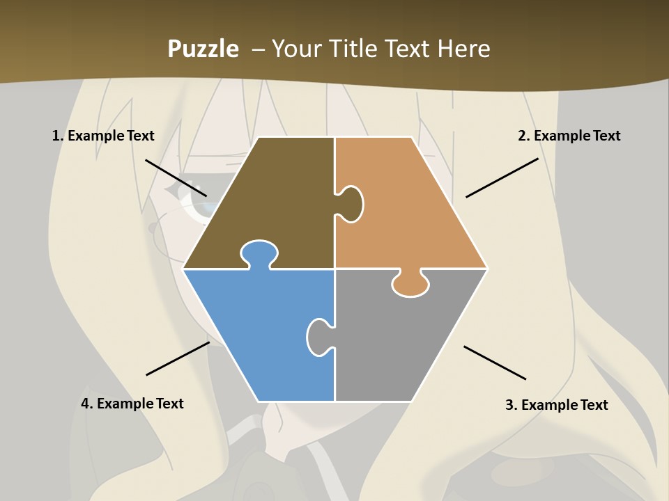 A Woman With Blonde Hair Wearing Glasses And A Hat PowerPoint Template