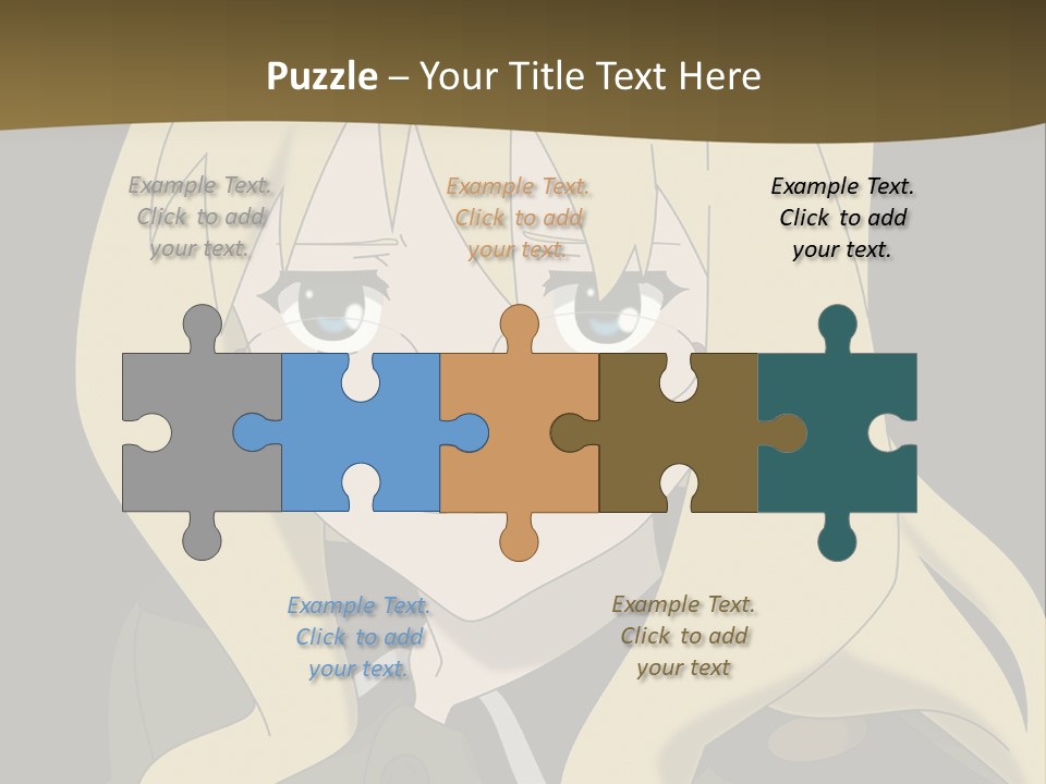 A Woman With Blonde Hair Wearing Glasses And A Hat PowerPoint Template