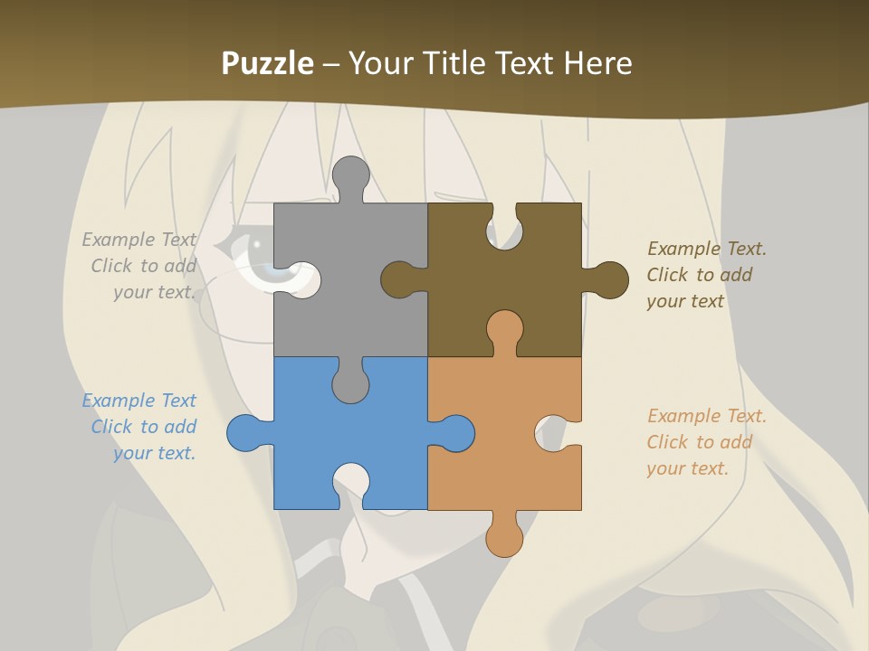 A Woman With Blonde Hair Wearing Glasses And A Hat PowerPoint Template