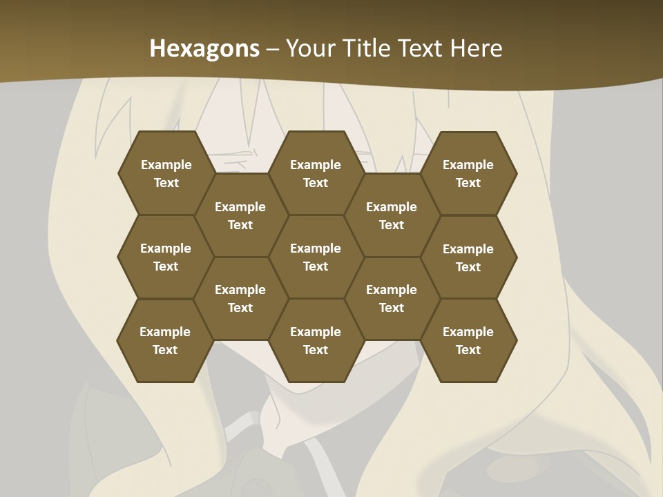 A Woman With Blonde Hair Wearing Glasses And A Hat PowerPoint Template