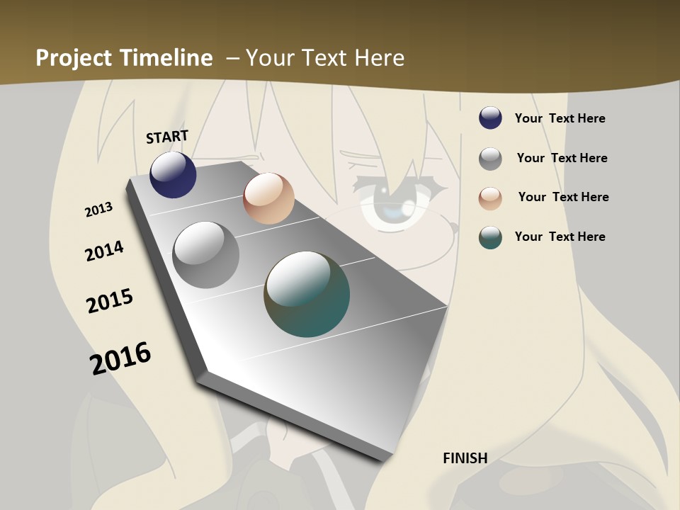 A Woman With Blonde Hair Wearing Glasses And A Hat PowerPoint Template