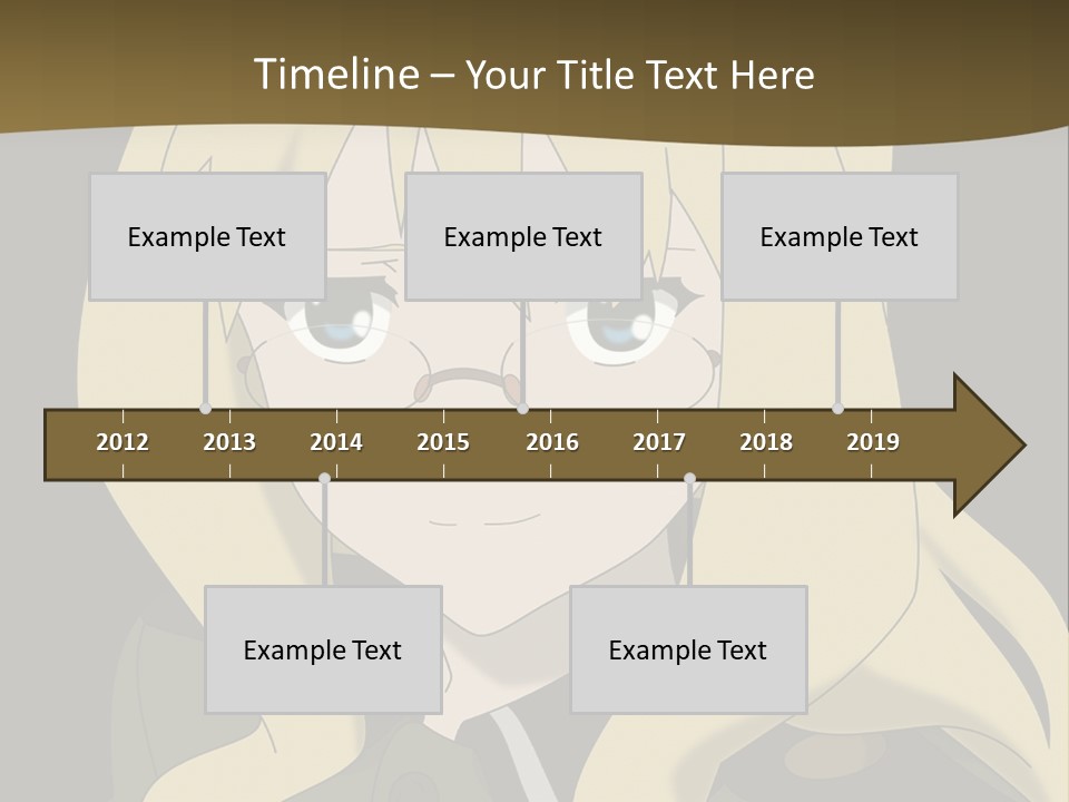 A Woman With Blonde Hair Wearing Glasses And A Hat PowerPoint Template