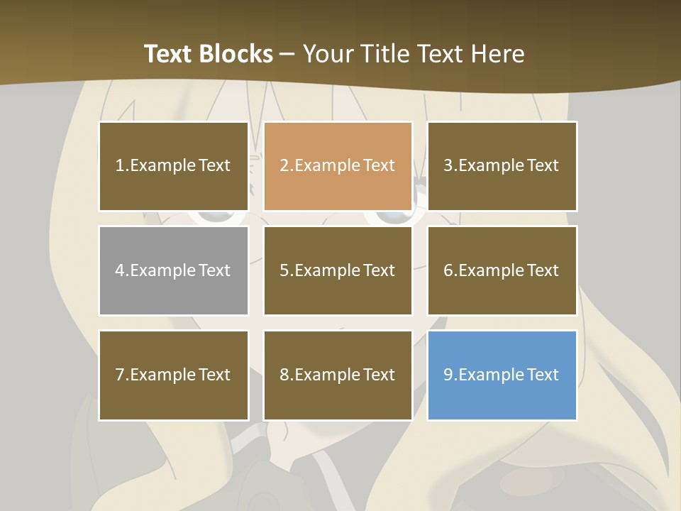 A Woman With Blonde Hair Wearing Glasses And A Hat PowerPoint Template