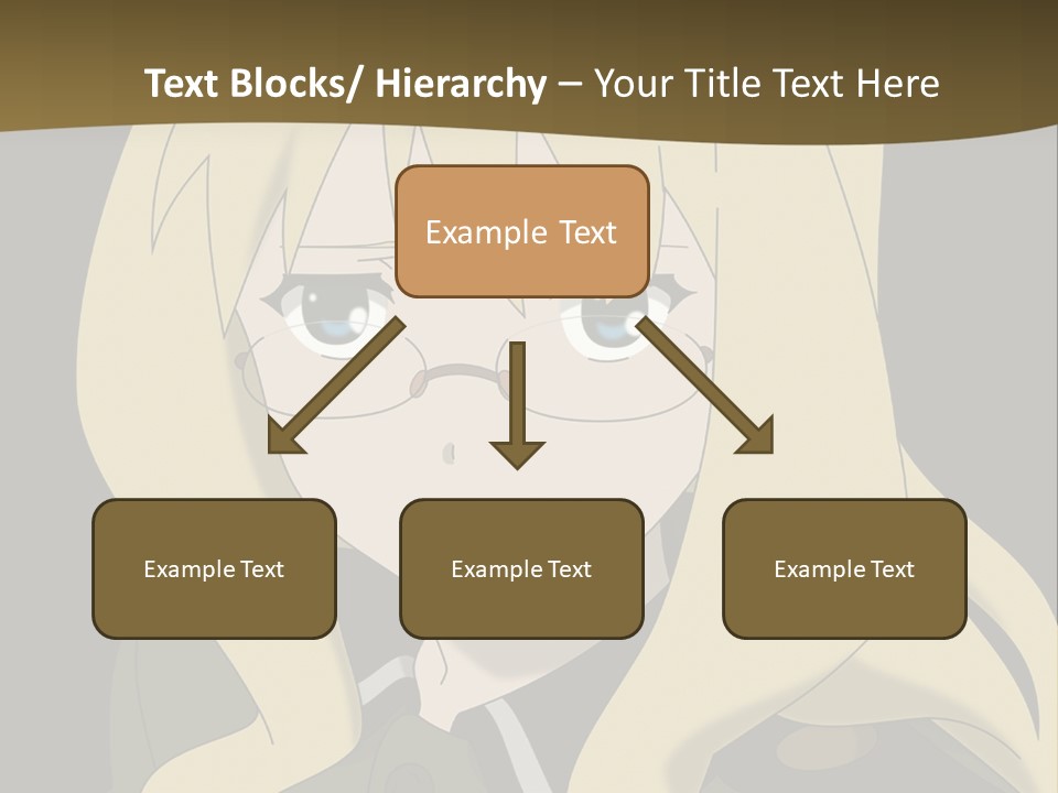 A Woman With Blonde Hair Wearing Glasses And A Hat PowerPoint Template