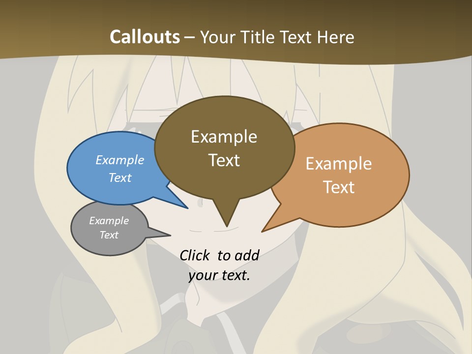 A Woman With Blonde Hair Wearing Glasses And A Hat PowerPoint Template