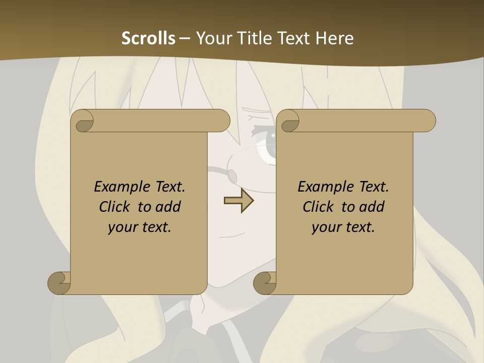 A Woman With Blonde Hair Wearing Glasses And A Hat PowerPoint Template