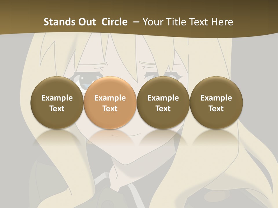 A Woman With Blonde Hair Wearing Glasses And A Hat PowerPoint Template