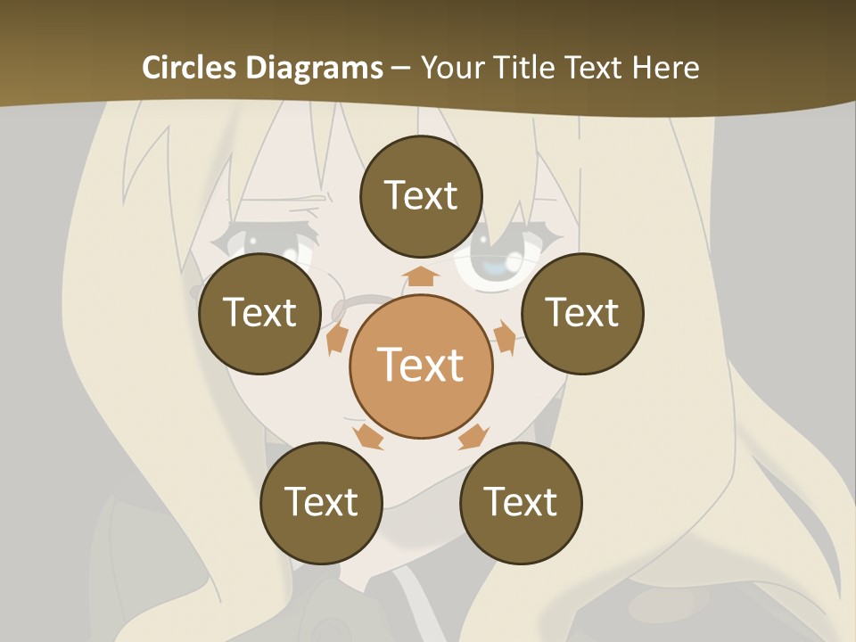 A Woman With Blonde Hair Wearing Glasses And A Hat PowerPoint Template