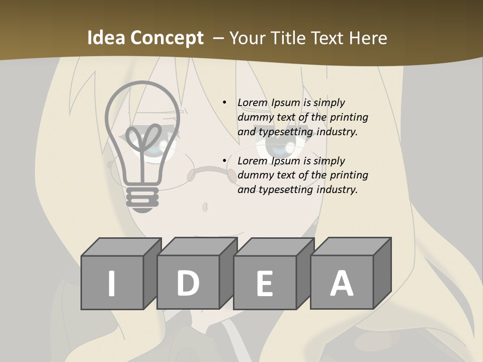 A Woman With Blonde Hair Wearing Glasses And A Hat PowerPoint Template