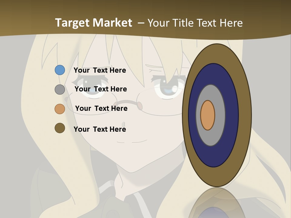 A Woman With Blonde Hair Wearing Glasses And A Hat PowerPoint Template