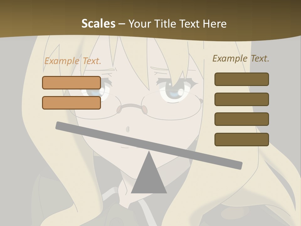 A Woman With Blonde Hair Wearing Glasses And A Hat PowerPoint Template