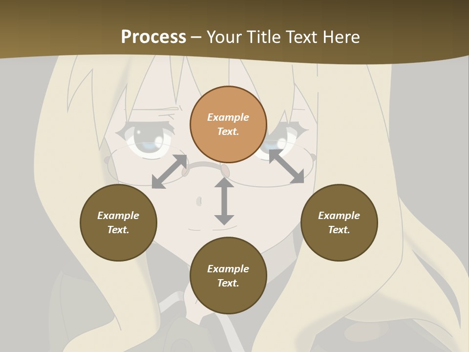 A Woman With Blonde Hair Wearing Glasses And A Hat PowerPoint Template