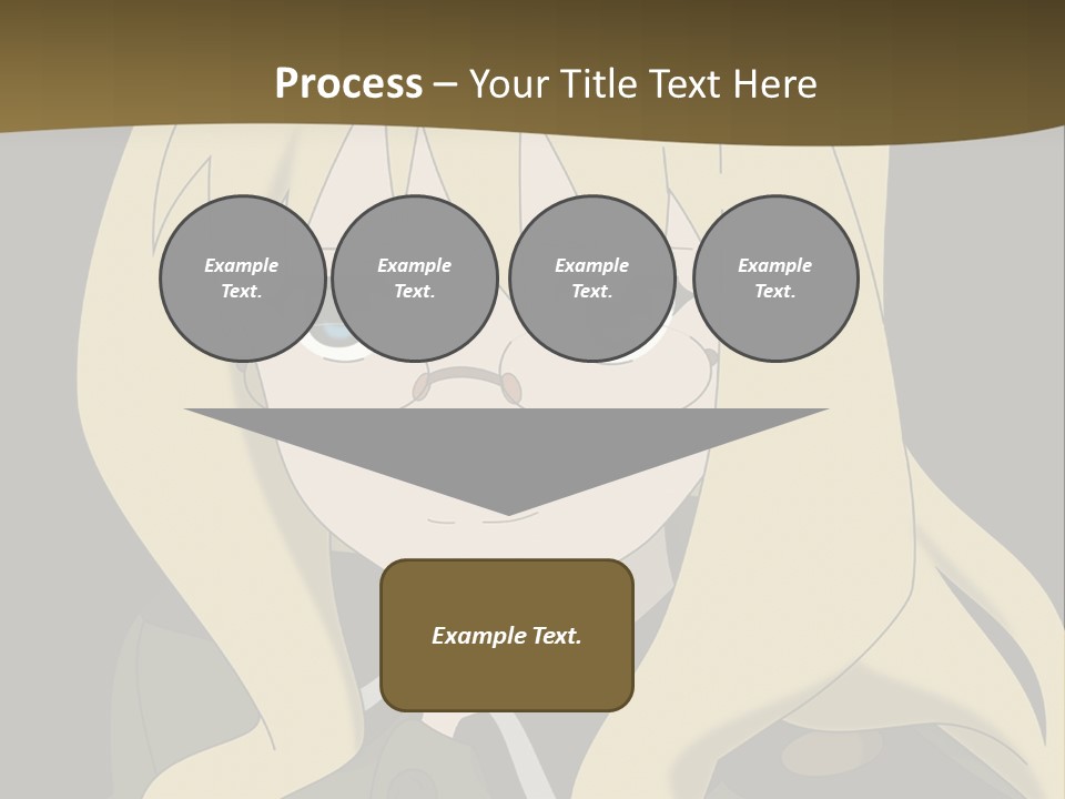 A Woman With Blonde Hair Wearing Glasses And A Hat PowerPoint Template