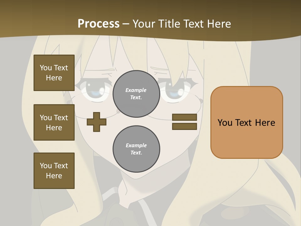 A Woman With Blonde Hair Wearing Glasses And A Hat PowerPoint Template