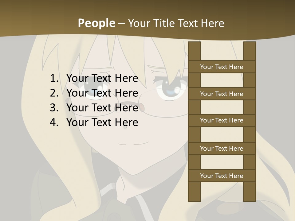 A Woman With Blonde Hair Wearing Glasses And A Hat PowerPoint Template