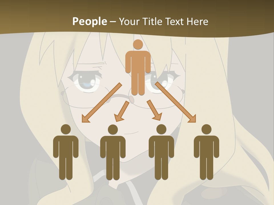 A Woman With Blonde Hair Wearing Glasses And A Hat PowerPoint Template