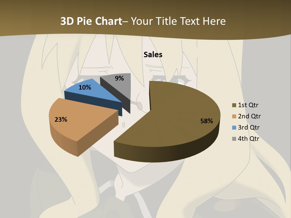 A Woman With Blonde Hair Wearing Glasses And A Hat PowerPoint Template