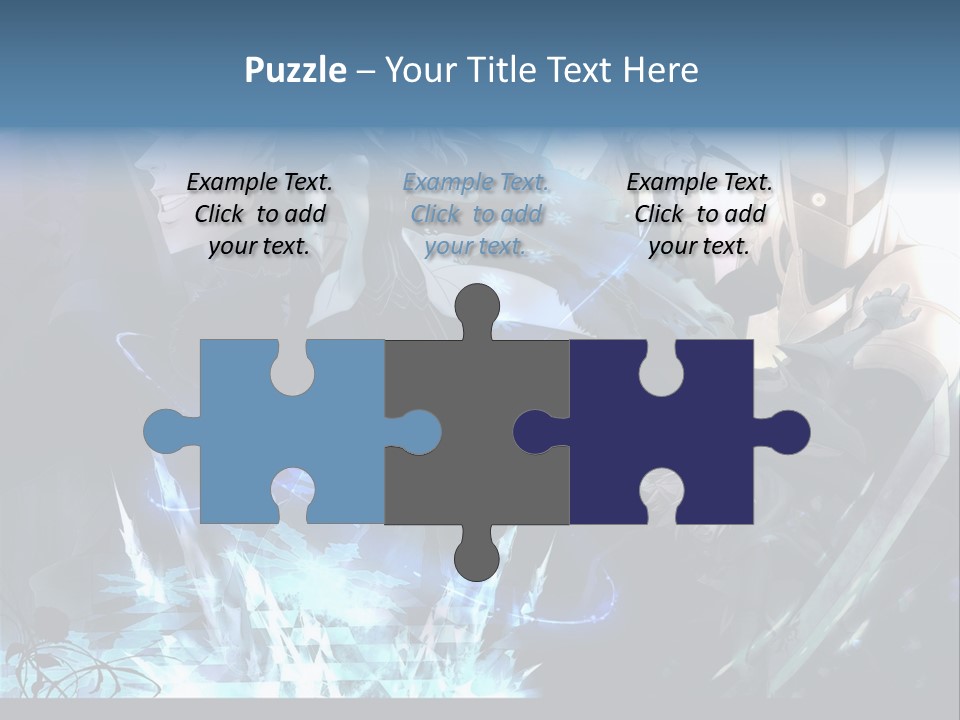 A Group Of Anime Characters With The Words Name Of Presentation PowerPoint Template