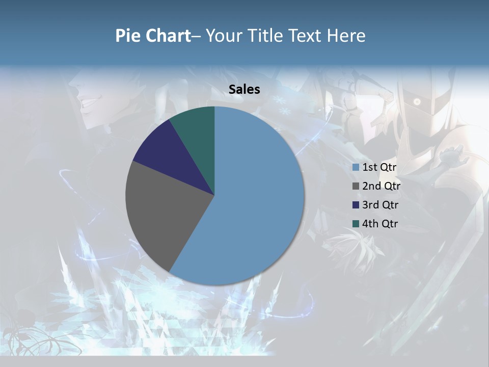 A Group Of Anime Characters With The Words Name Of Presentation PowerPoint Template