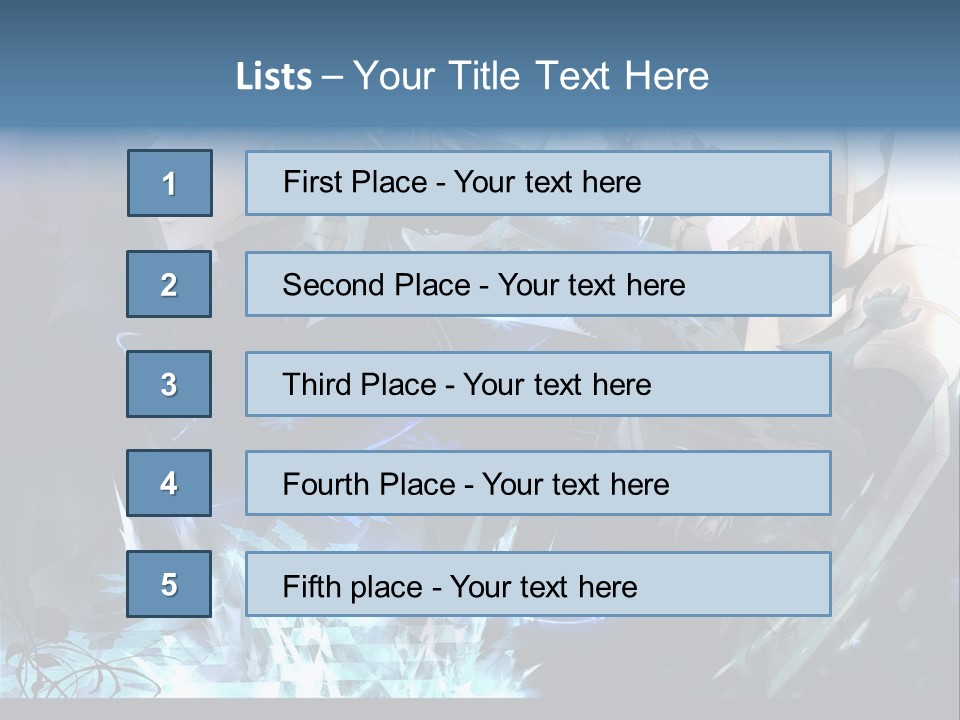 A Group Of Anime Characters With The Words Name Of Presentation PowerPoint Template